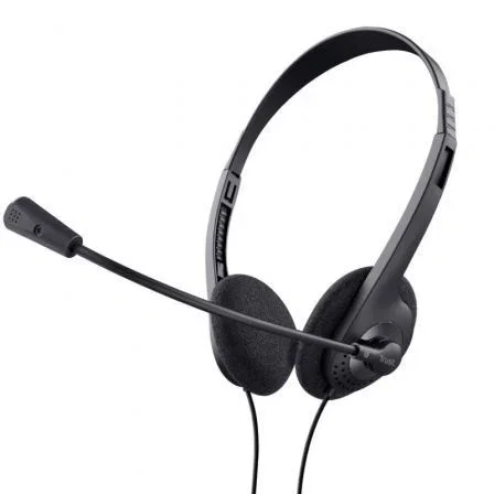 Trust 24659 Auriculares Chat Headset con Micrófono Jack 3,5 Negros Trust 24659 Auriculares Chat Headset con Micrófono Jack 3,5 Negros